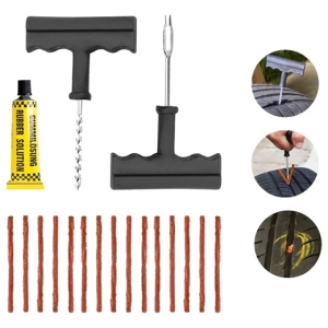 HNS Kit Reparo De Pneu Carro E Moto Com 5 Espaguetes